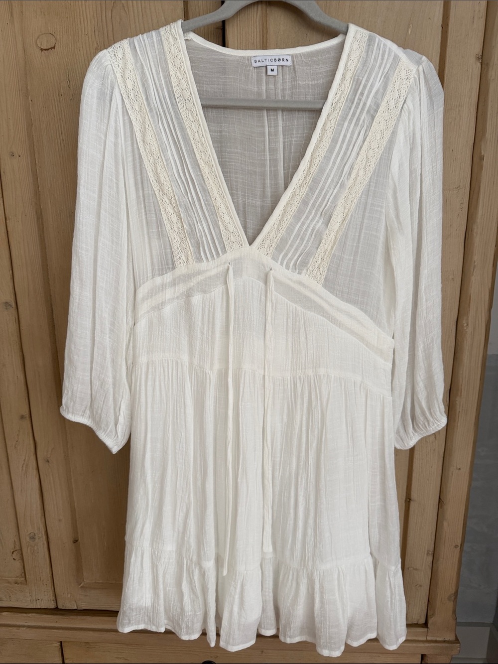 BalticBørn White V-Neck Tunic Dress